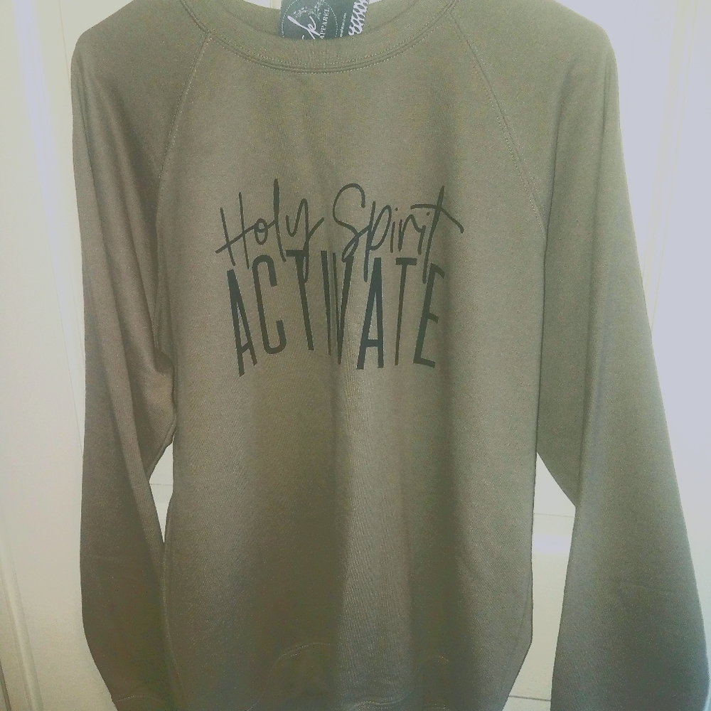 Holy Spirit Activate Womens Sweatshirt New